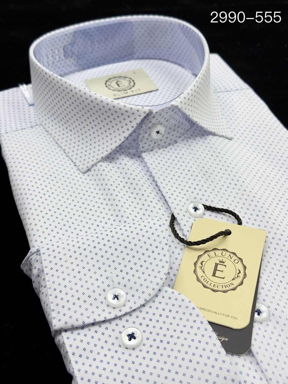 Chemise Eluno Pointillée – Élégance et style intemporel