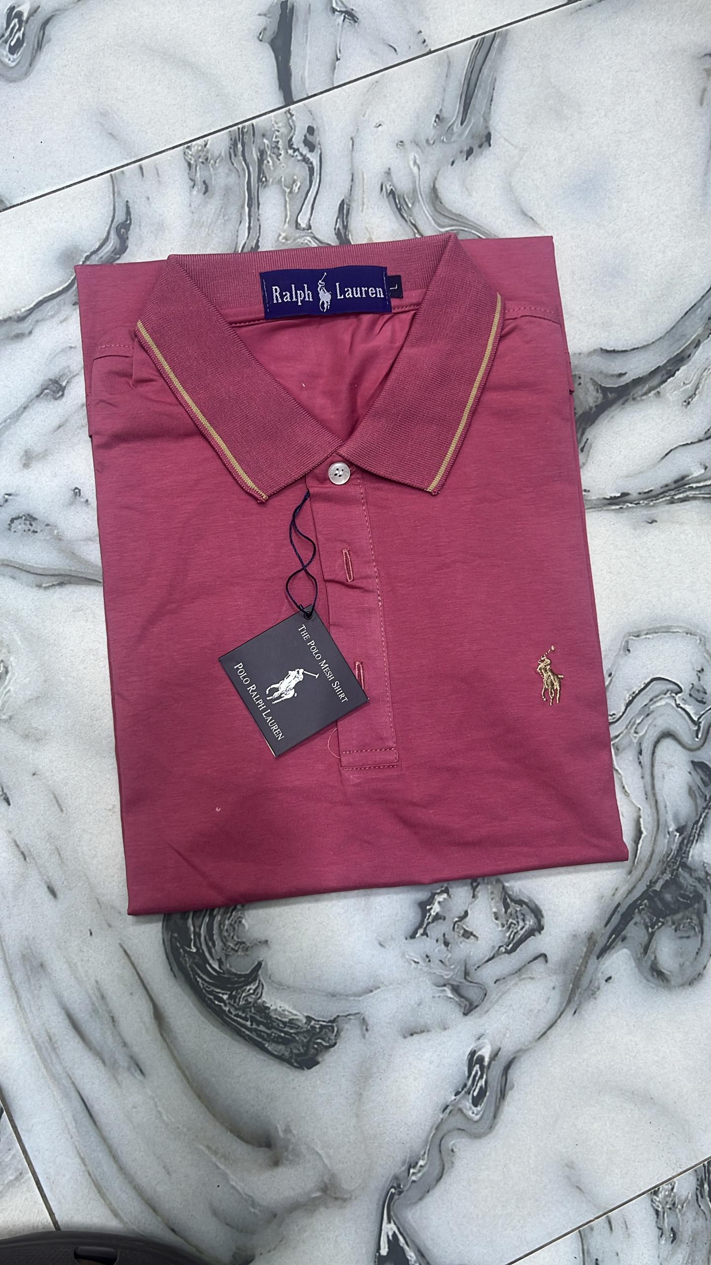 POLO114 – Polo Homme rouge Bordeau – Style Élégant et Moderne