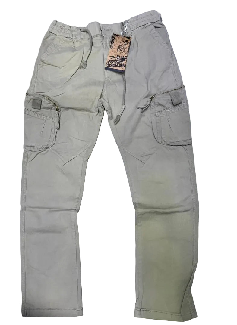 Pantalon Cargo Homme beige – Coupe Droite