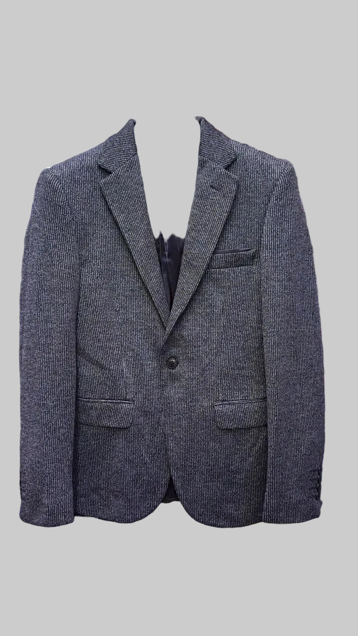 Veste Homme Élégance Moderne – Noir Profond