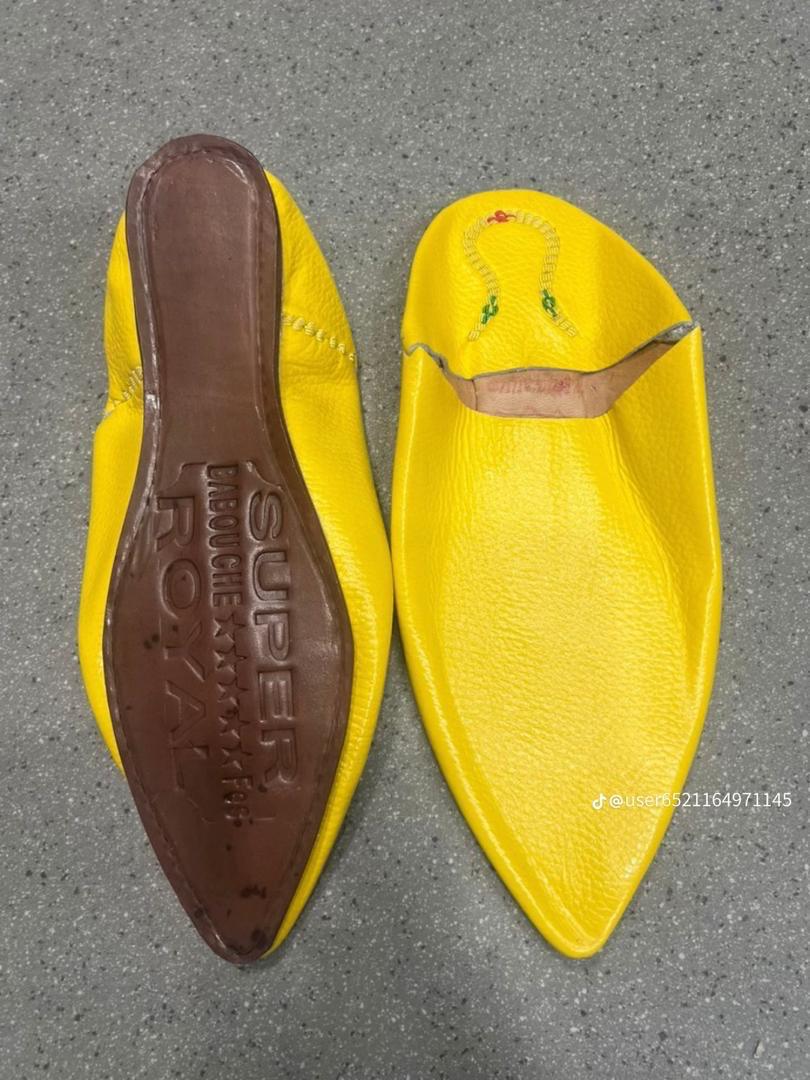 Babouche Jaune tendance