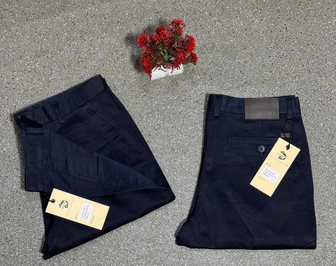 Pantalon Chino Bleu Homme – Style Classique