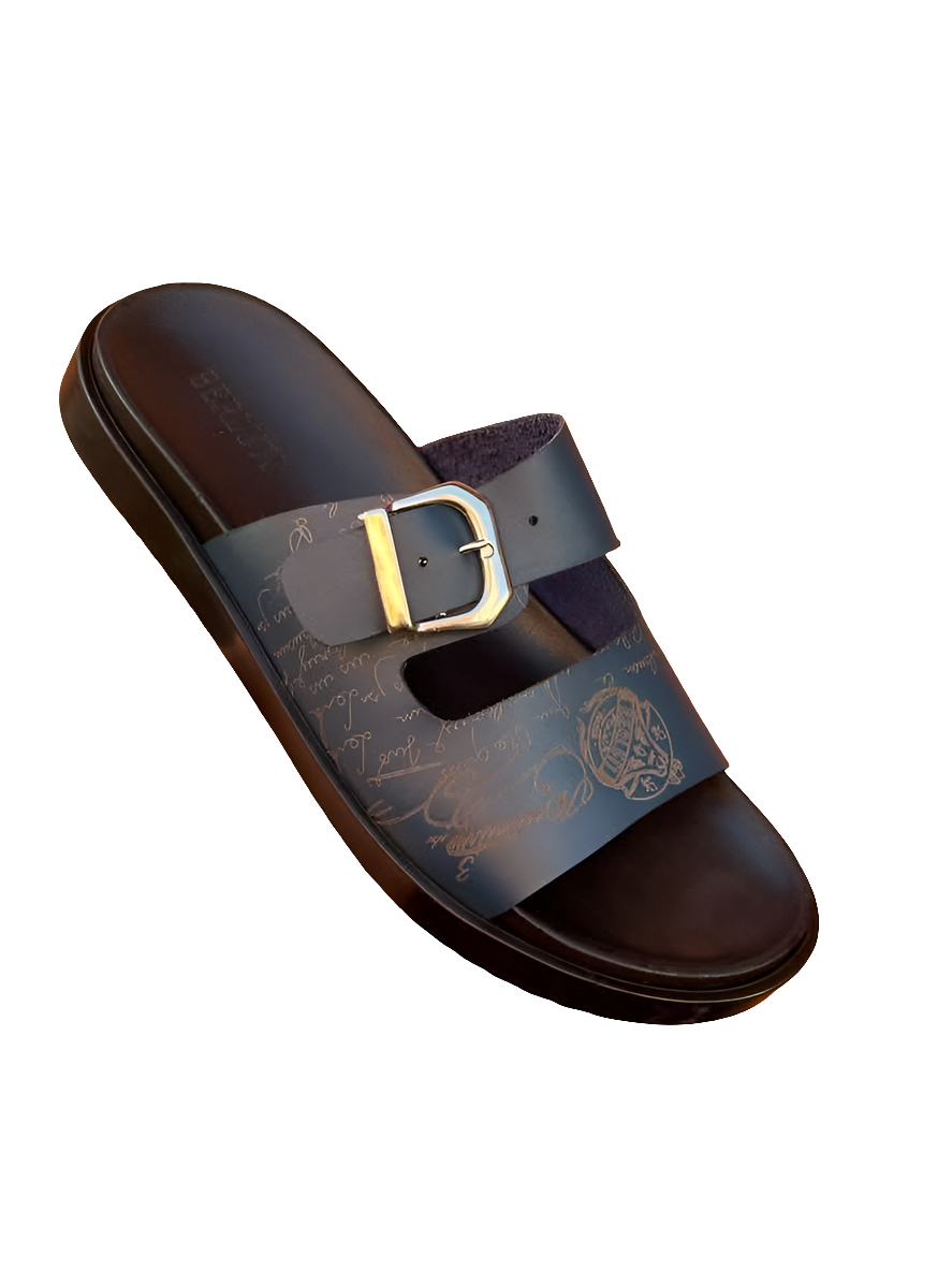 Sandales Homme Élégantes en Cuir Marron