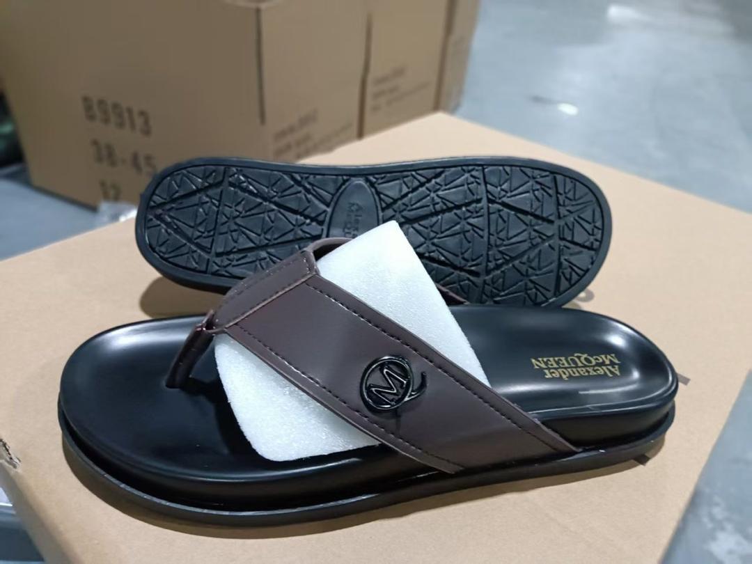 Sandale Homme Marron Croisée