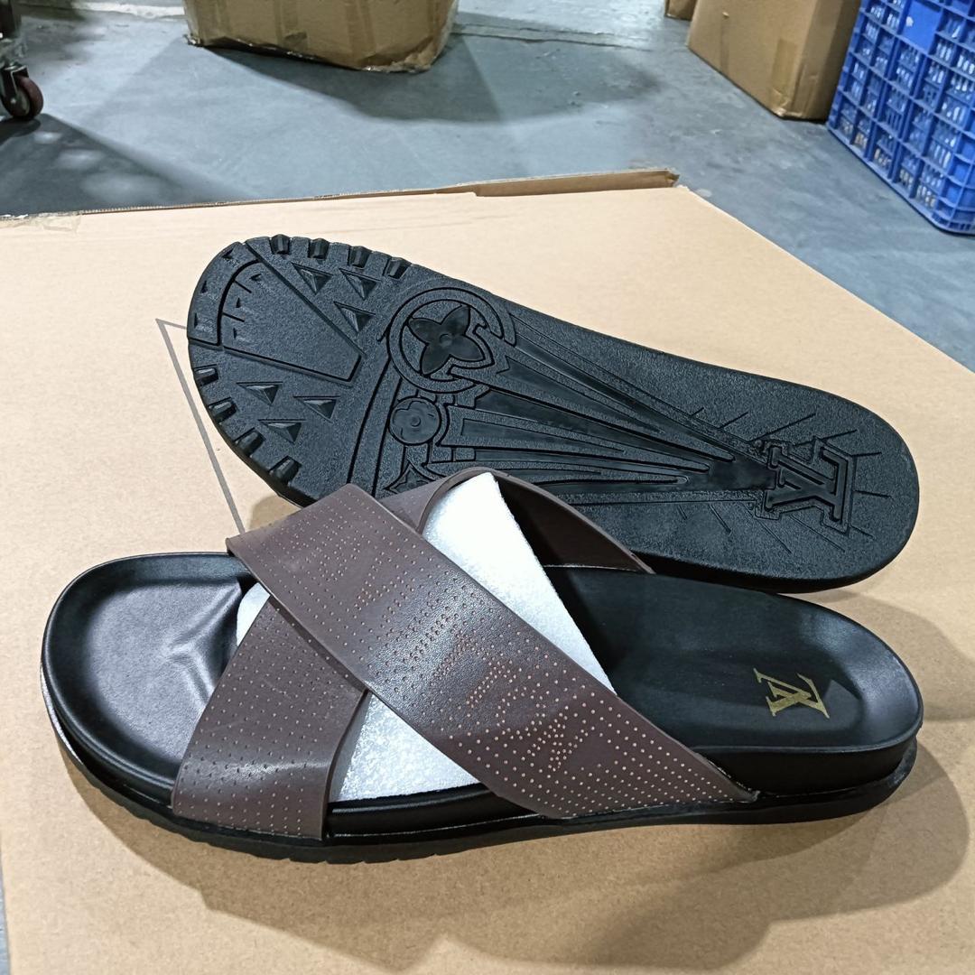 Sandale Prada Homme Marron et Croisée