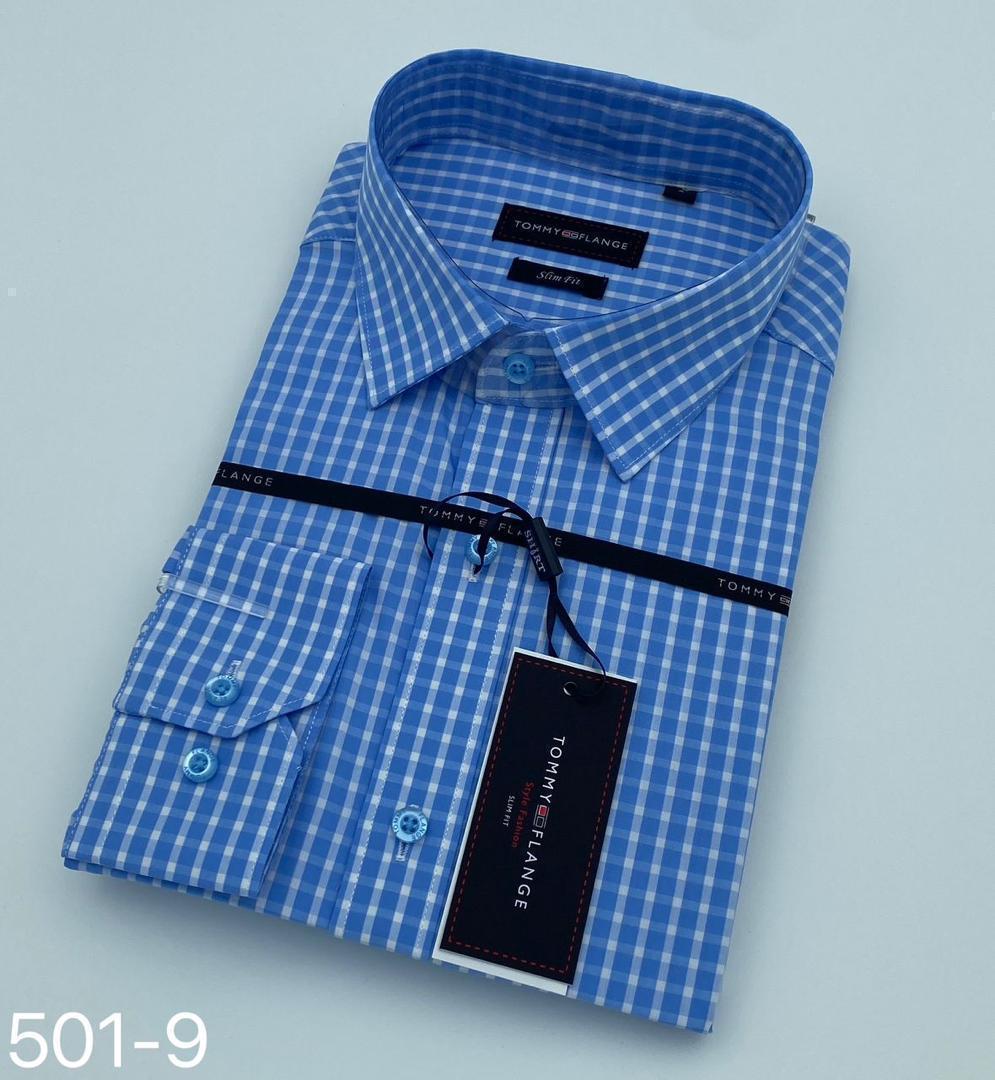Chemise manches longues Bleu