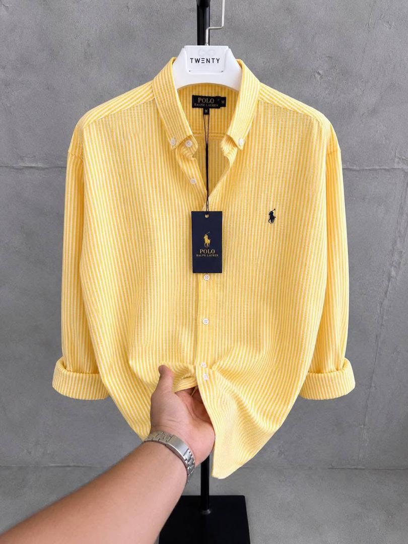 Chemise Polo Jaune – Élégance et Style Décontracté