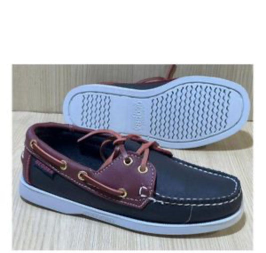 Sebago Marron Foncé et Noir – Élégance robuste et intemporelle