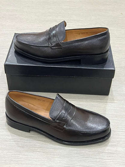 Mocassin Marron Chocolat – Classe sobre et intemporelle
