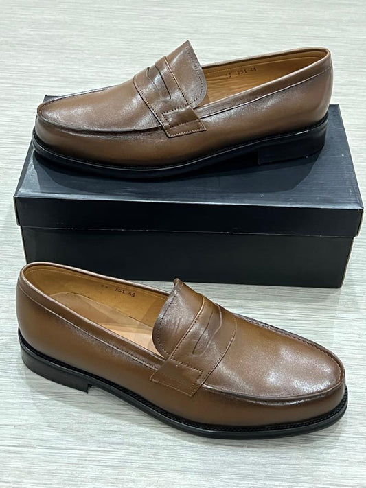 Mocassin Marron Chocolat – Classe sobre et intemporelle