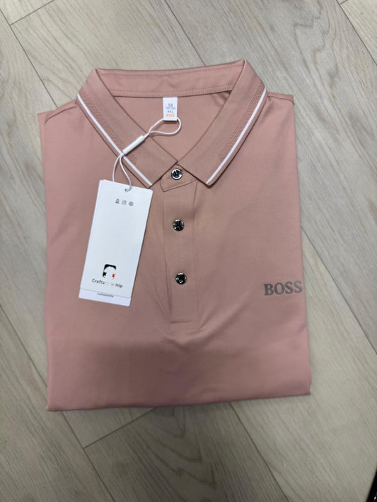 Polo homme col à un trait – Élégance discrète et confort