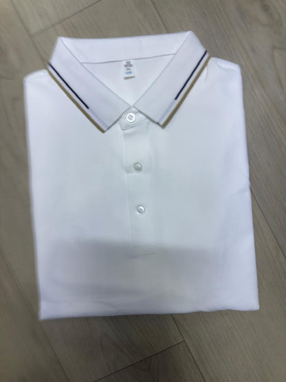 Polo homme col à deux traits – Style casual chic