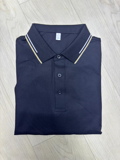 Polo homme col à deux traits – Style casual chic