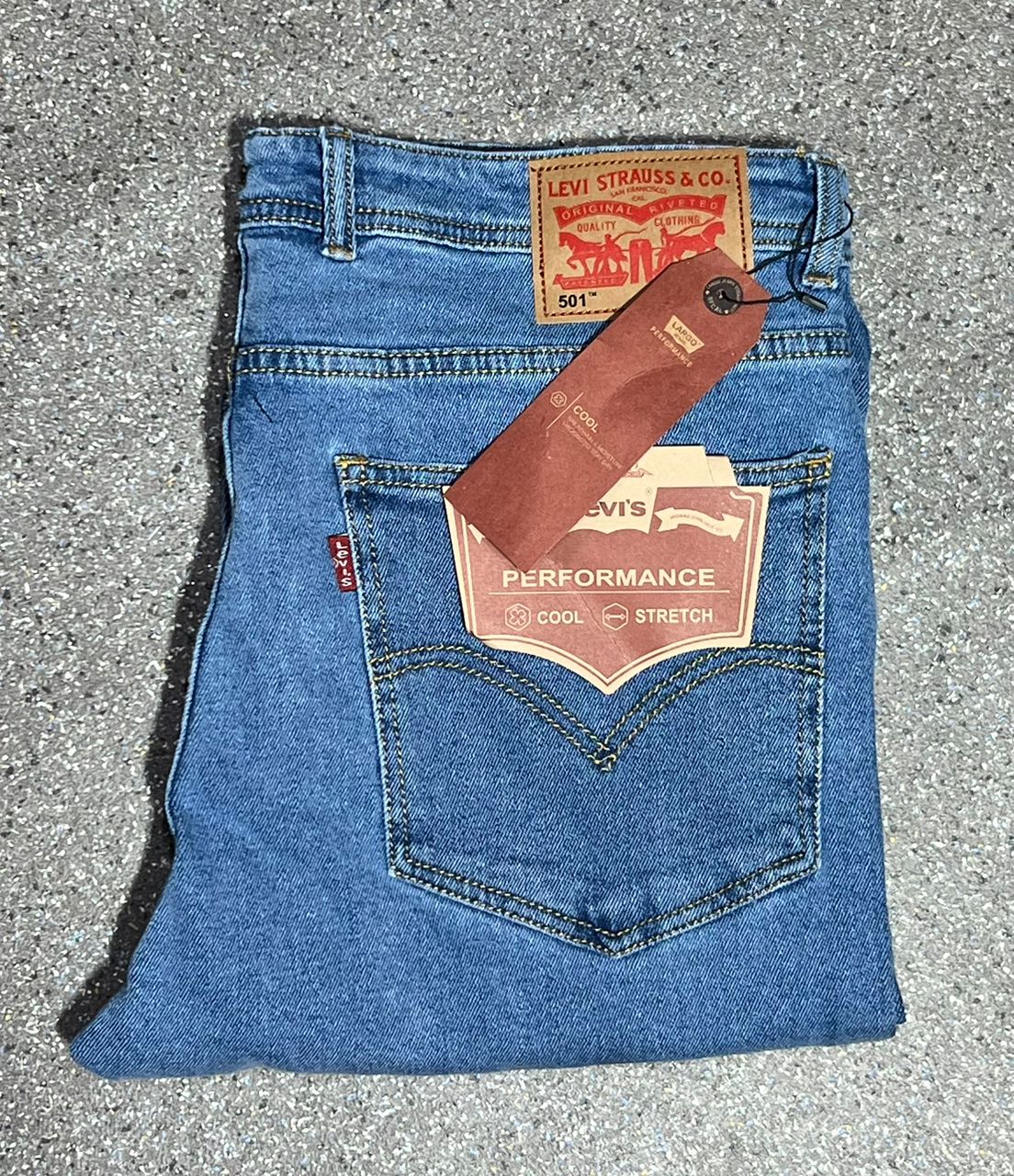 Jean Homme bleu _ Coupe Droite