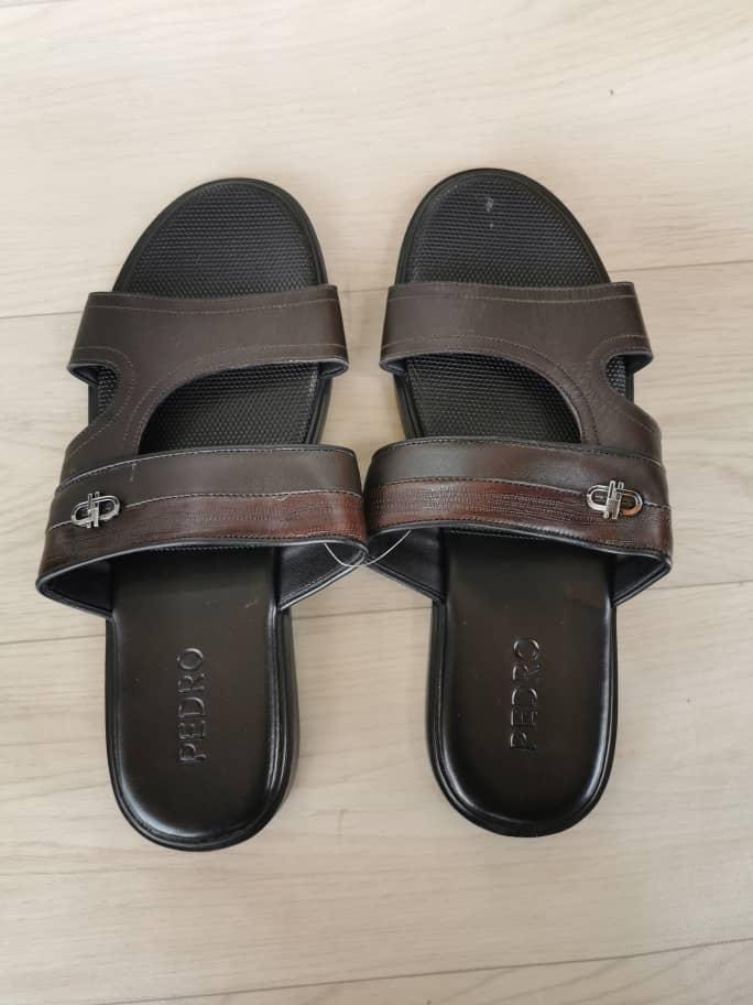 Sandales à Boucle & Semelle Marron