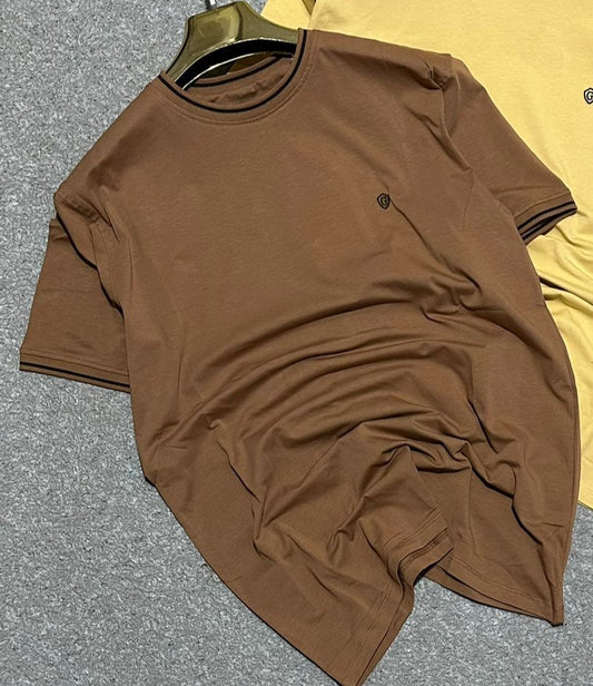 POLO109 – Polo Homme Beige – Style Décontracté Élégant