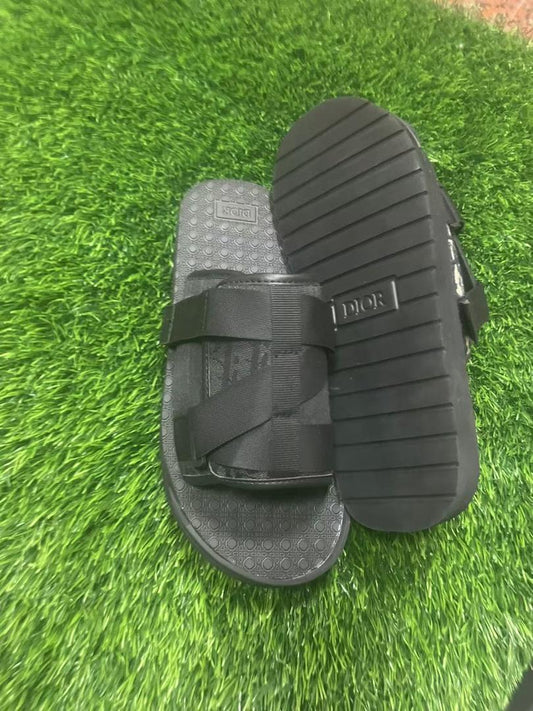 Sandale Dior Homme Noire – Style Élégant et Confortable