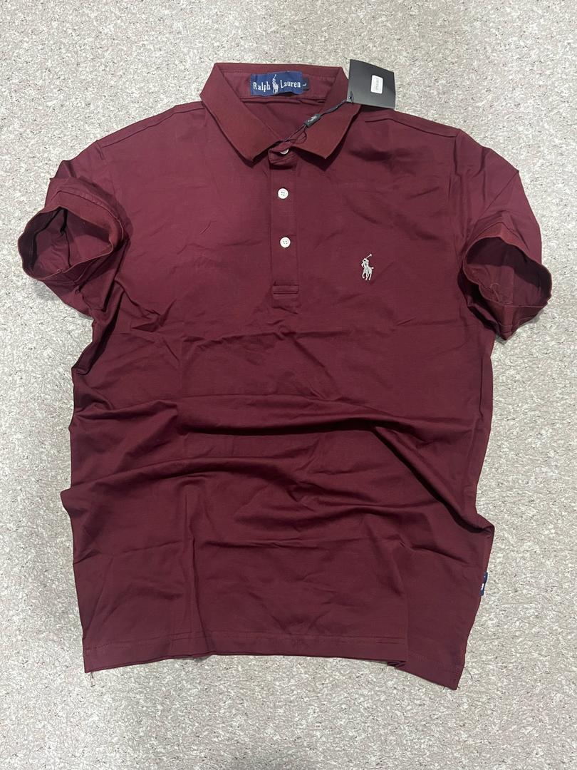 POLO114 – Polo Homme rouge Bordeau – Style Élégant et Moderne