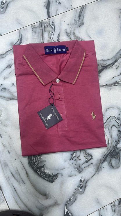 POLO114 – Polo Homme rouge Bordeau – Style Élégant et Moderne