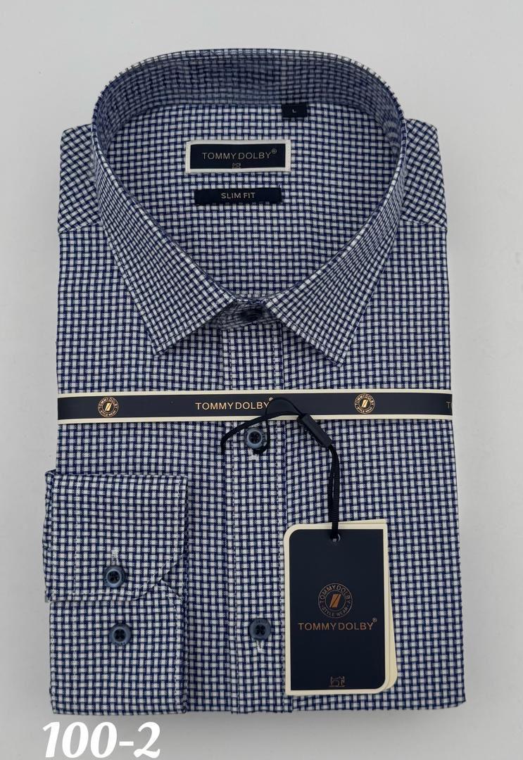 Chemise Tommy Dolby noire et blanche pour homme