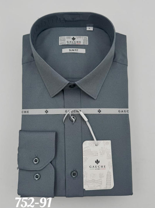 Chemise Tommy Dolby Gris Homme – Casual et Élégante