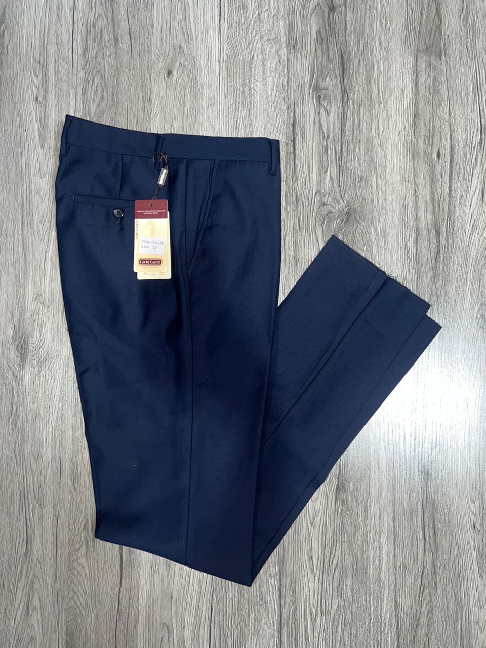Pantalon habillé bleu pour homme