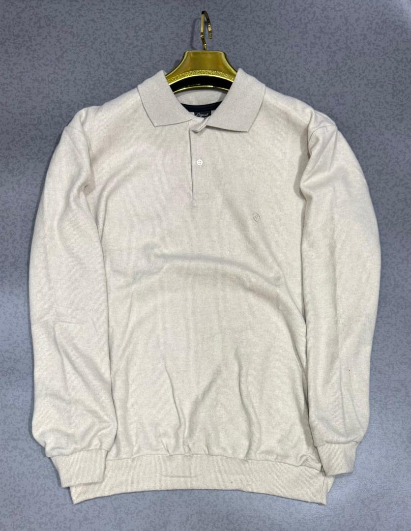 Pull Blanc Cassé PurStyle – Col Rond