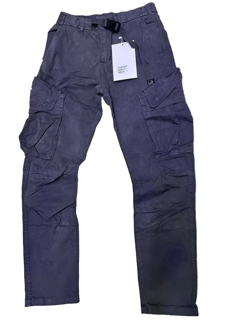 Pantalon Cargo Homme Gris Bleuté – Tendance Urbaine