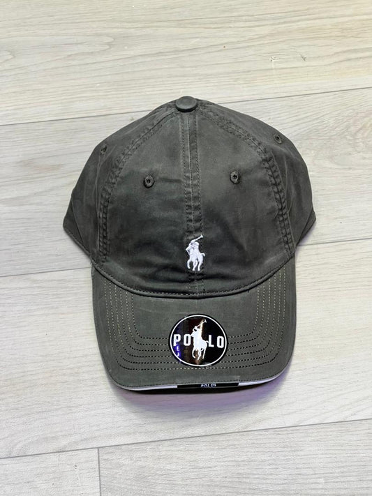 Casquette Vert Ciment Brodé “POLO”