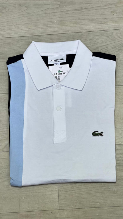 Polo Lacoste _Tricolores Dégagé Bleu