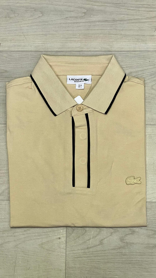 Polo Homme Lacoste Beige