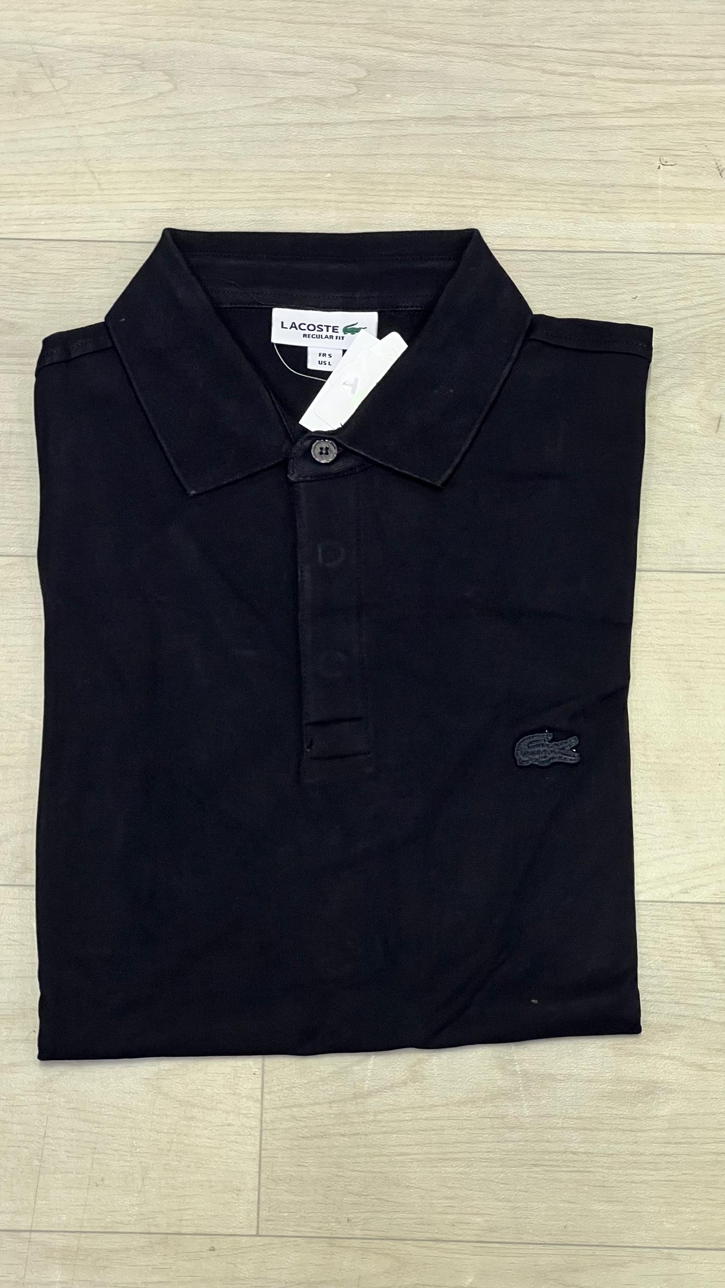 Polo Noir Lacoste – Élégance Intense & Style Premium
