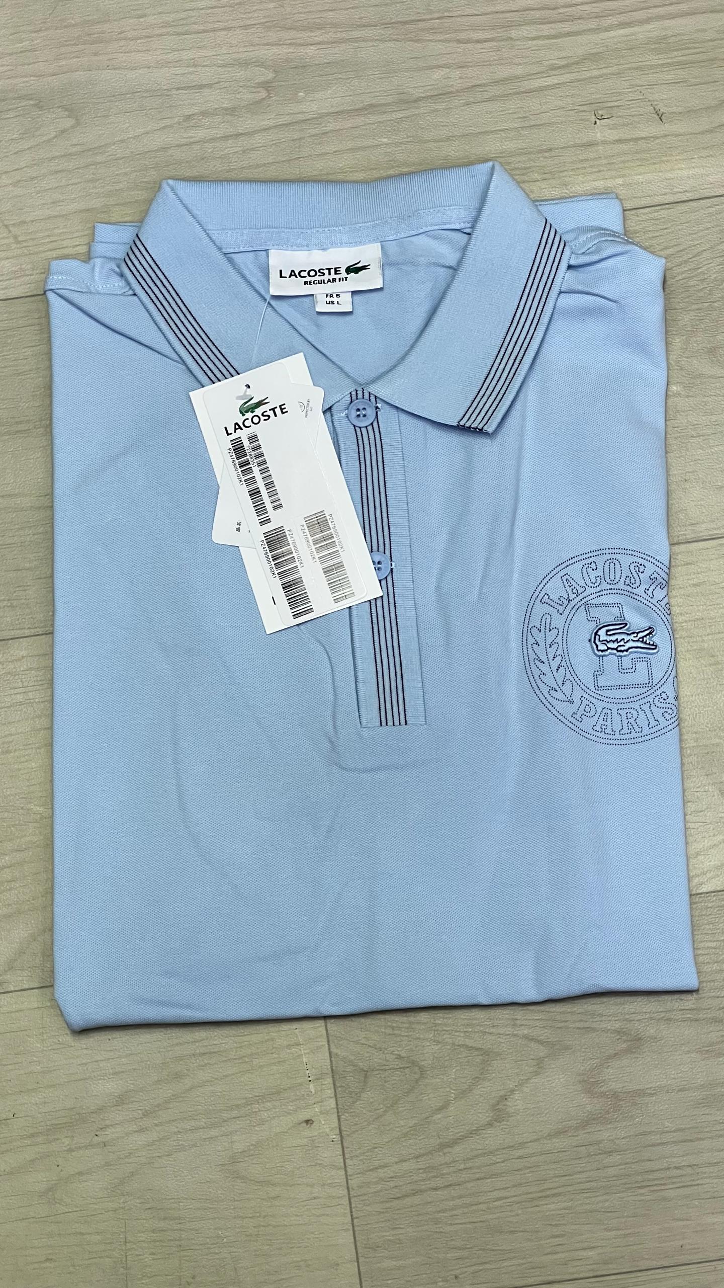 Polo Lacoste Brodé- Elégant