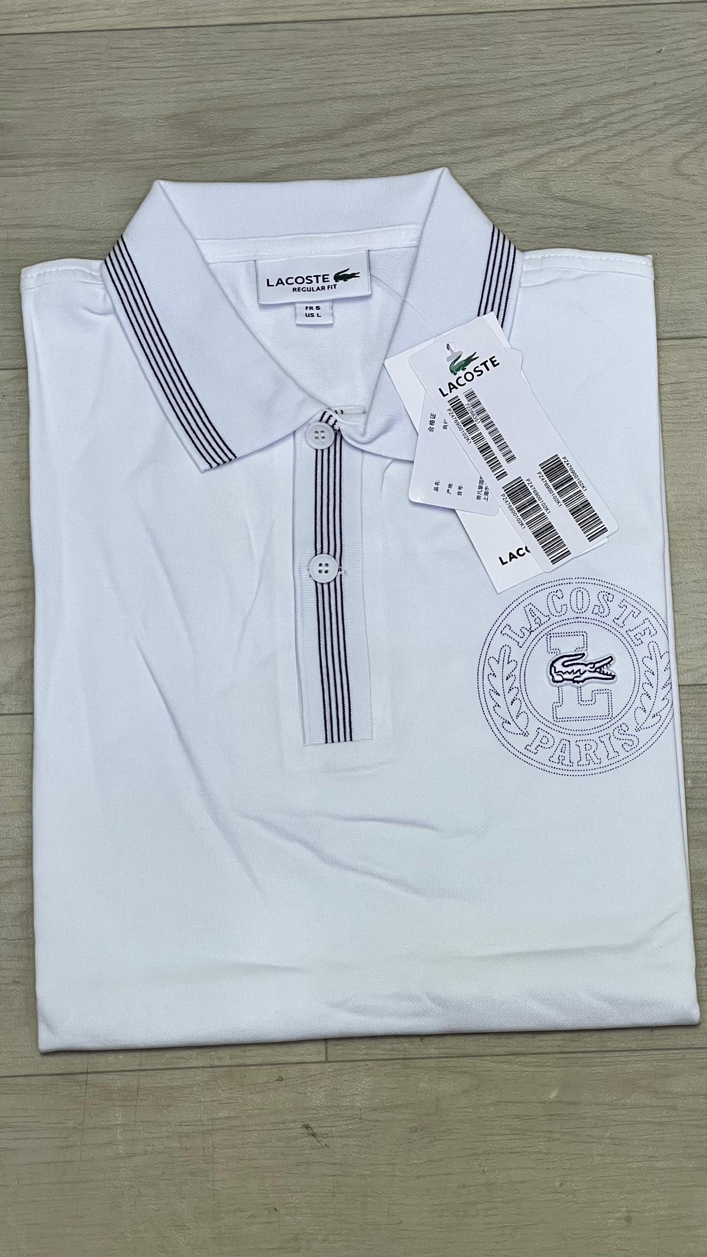 Polo Blanc Lacoste – Élégance Pure & Style Intemporel
