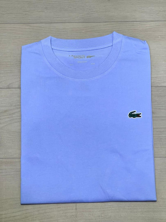T-Shirt Bleu Lacoste – Élégance Moderne & Style Décontracté