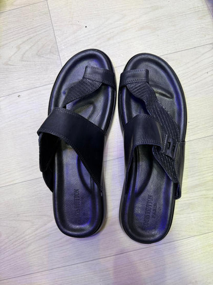 Sandales Marron Un Doigt Croisées –  Homme Élégance & Confort