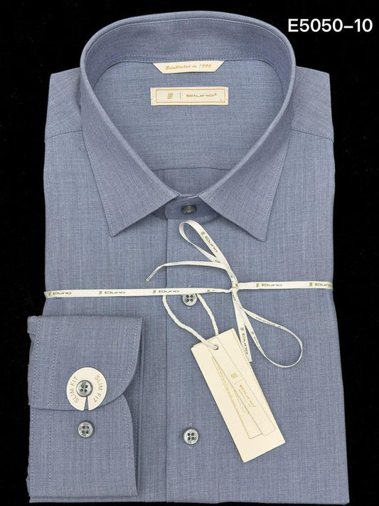 Chemise Homme Bleu Brut Style Moderne