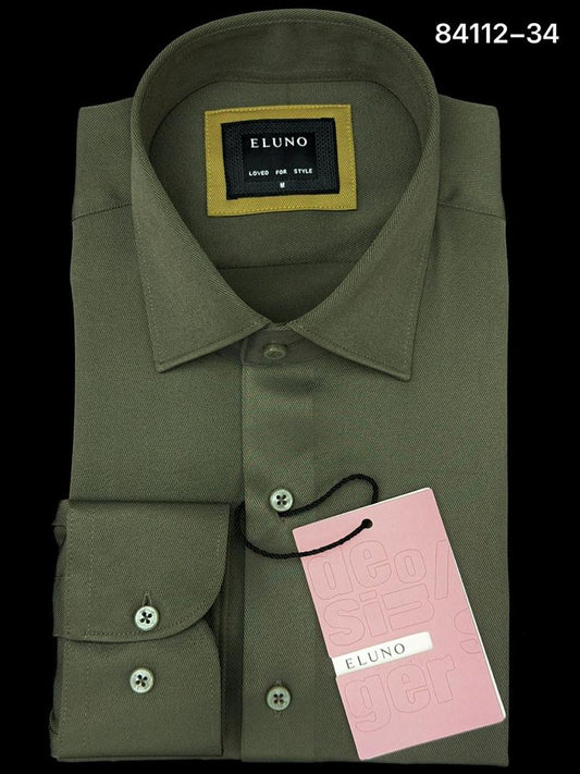 Chemise Homme Vert Olive Style Tendance