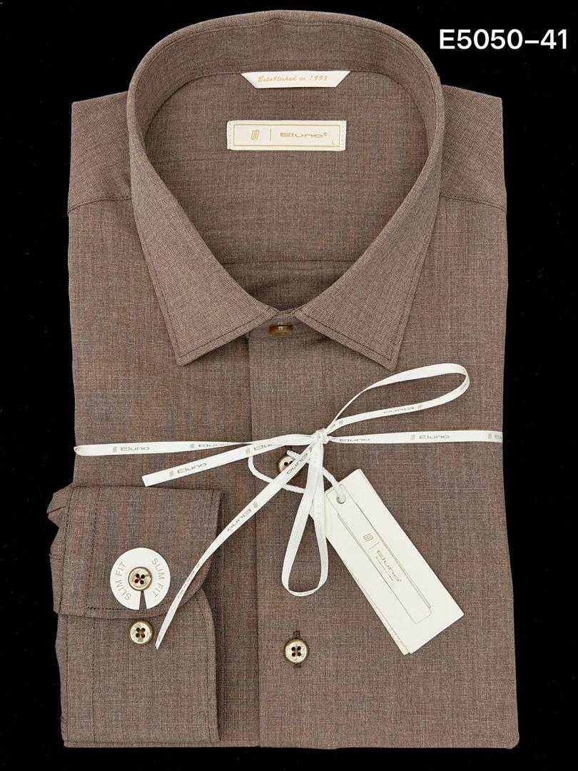 Chemise Homme Marron Brute Style Authentique