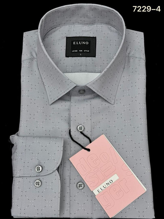 Chemise Homme Gris Clair Élégance Moderne