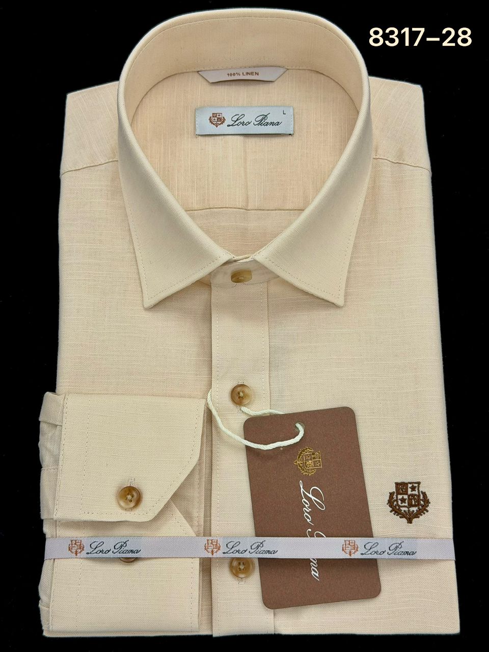 Chemise Homme Façonnable Beige Élégance Classique