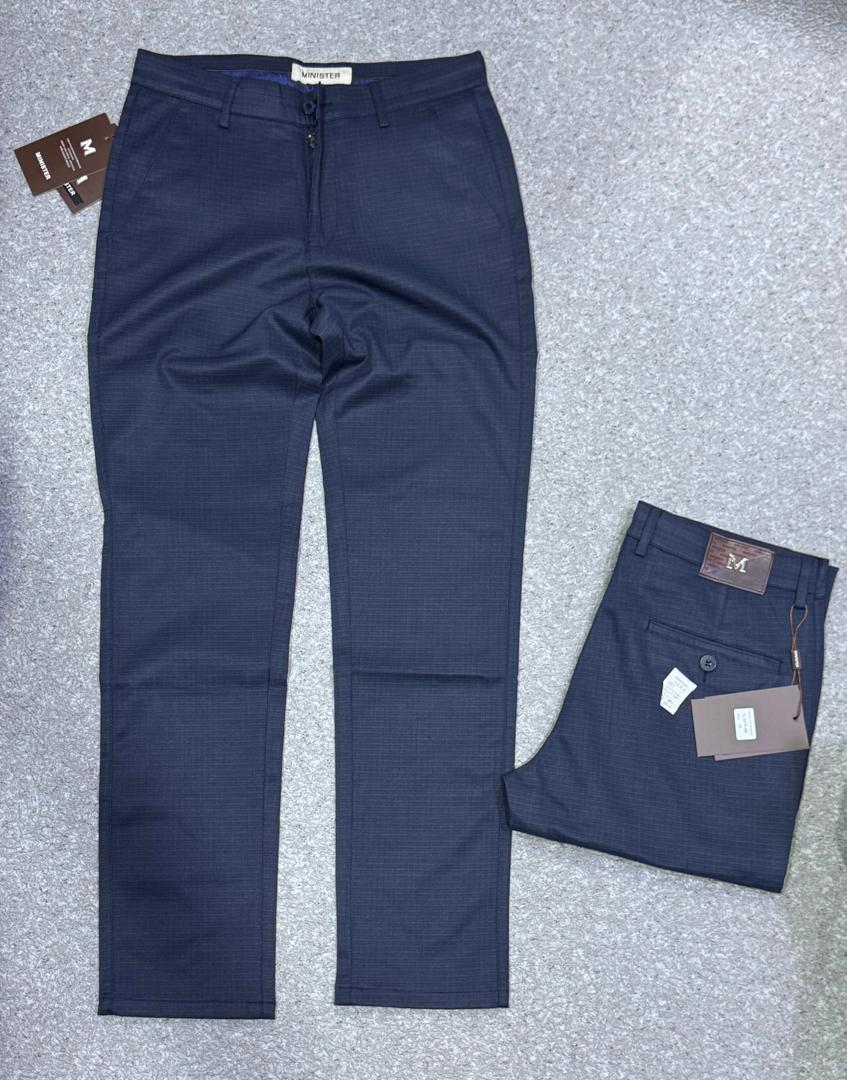 Pantalon Moorer bleu de nuit homme – élégance italienne et style raffiné