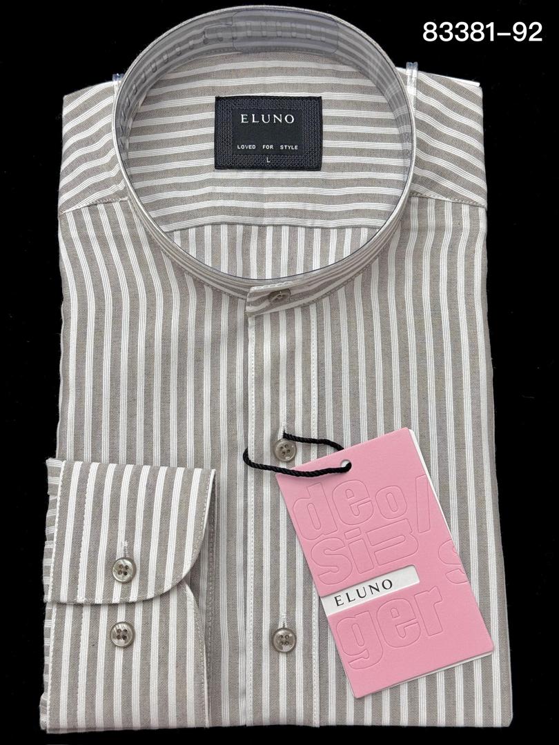 Chemise Homme Gioiello Blanche à Rayures Grises