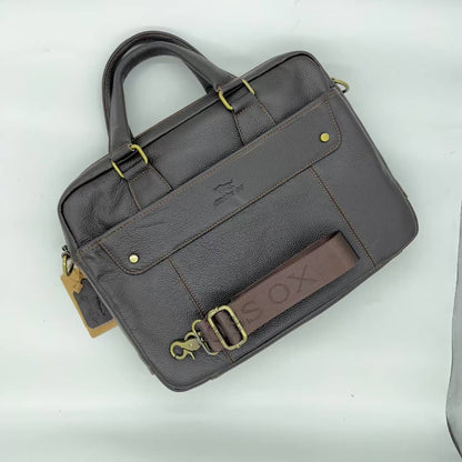 Sacoche Homme Cuir Noir – Porte-Documents & Ordinateur Portable