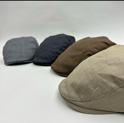 Casquette Plate Homme – Style Classique Chic, Plusieurs Couleurs