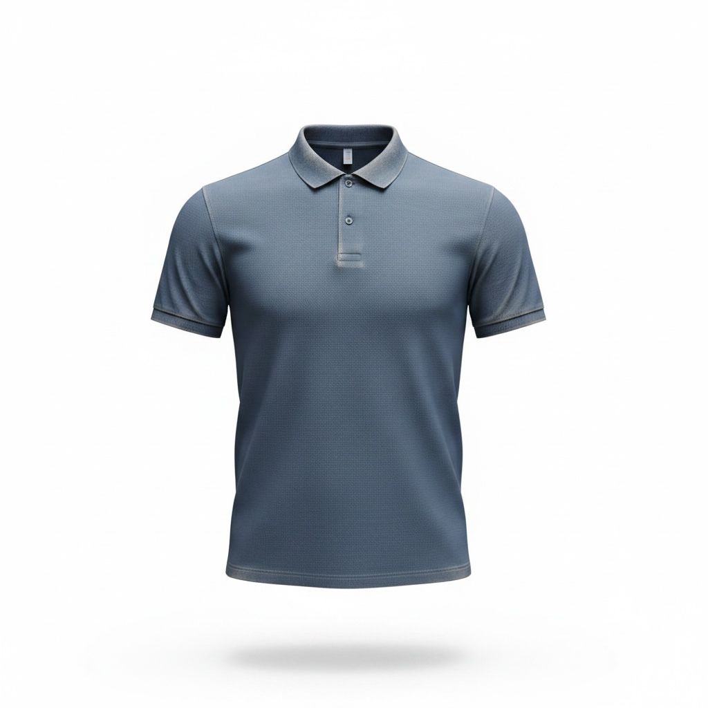 Polo Homme Gris Bleu – Élégant et Moderne