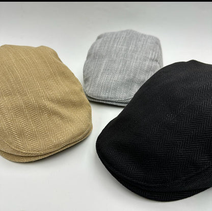 Casquette Plate Homme – Style Classique Chic, Plusieurs Couleurs