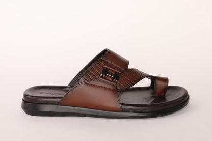 Sandales Homme à Lanières Croisées en Cuir