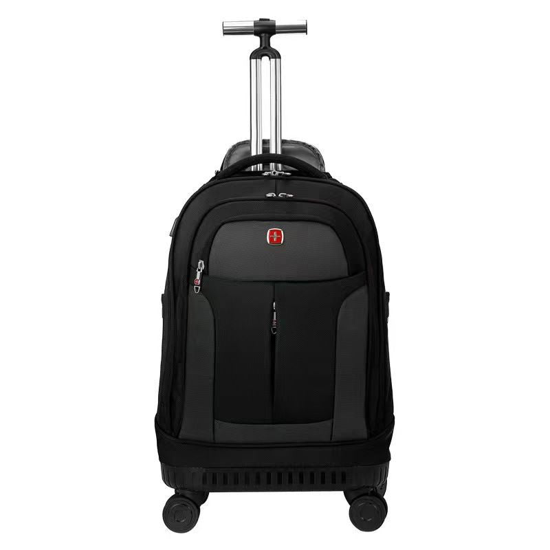 Sac à dos trolley SwissGear 4 roues noir 2 pièces