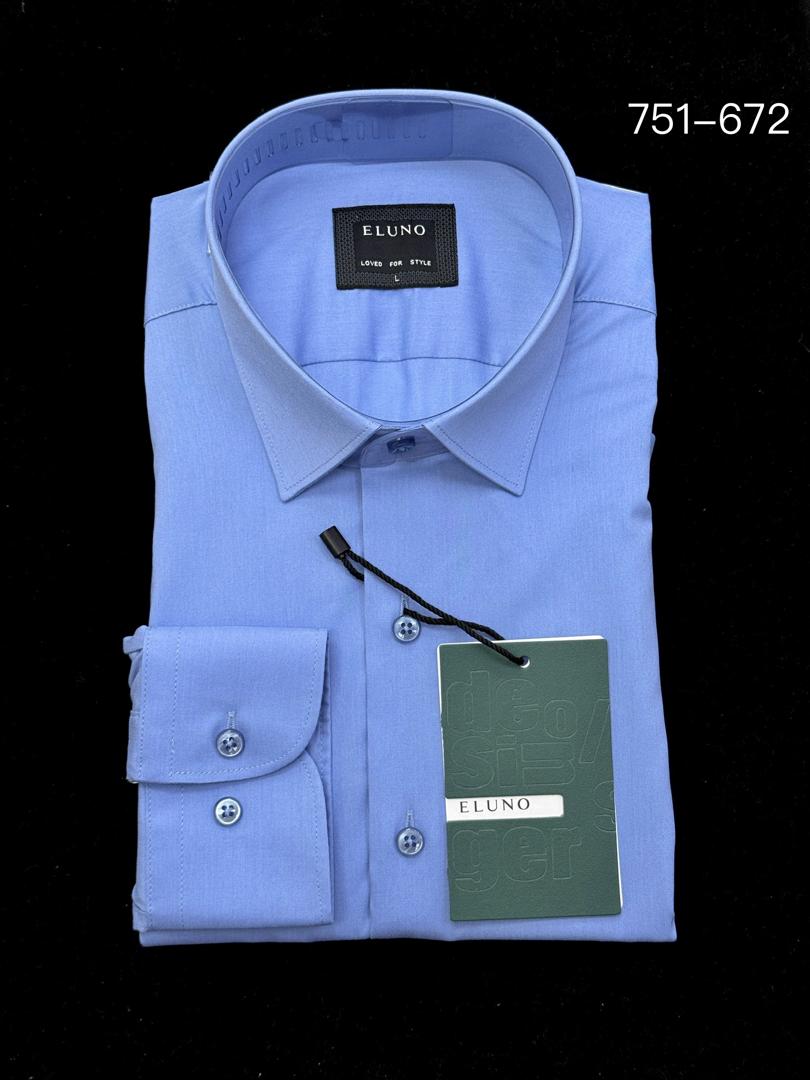 Chemise Homme Eluno Bleu Ciel